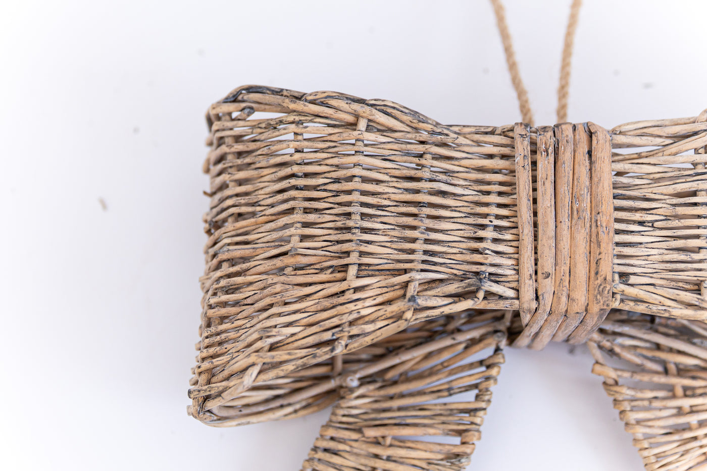 Festive Woven Wicker Bow