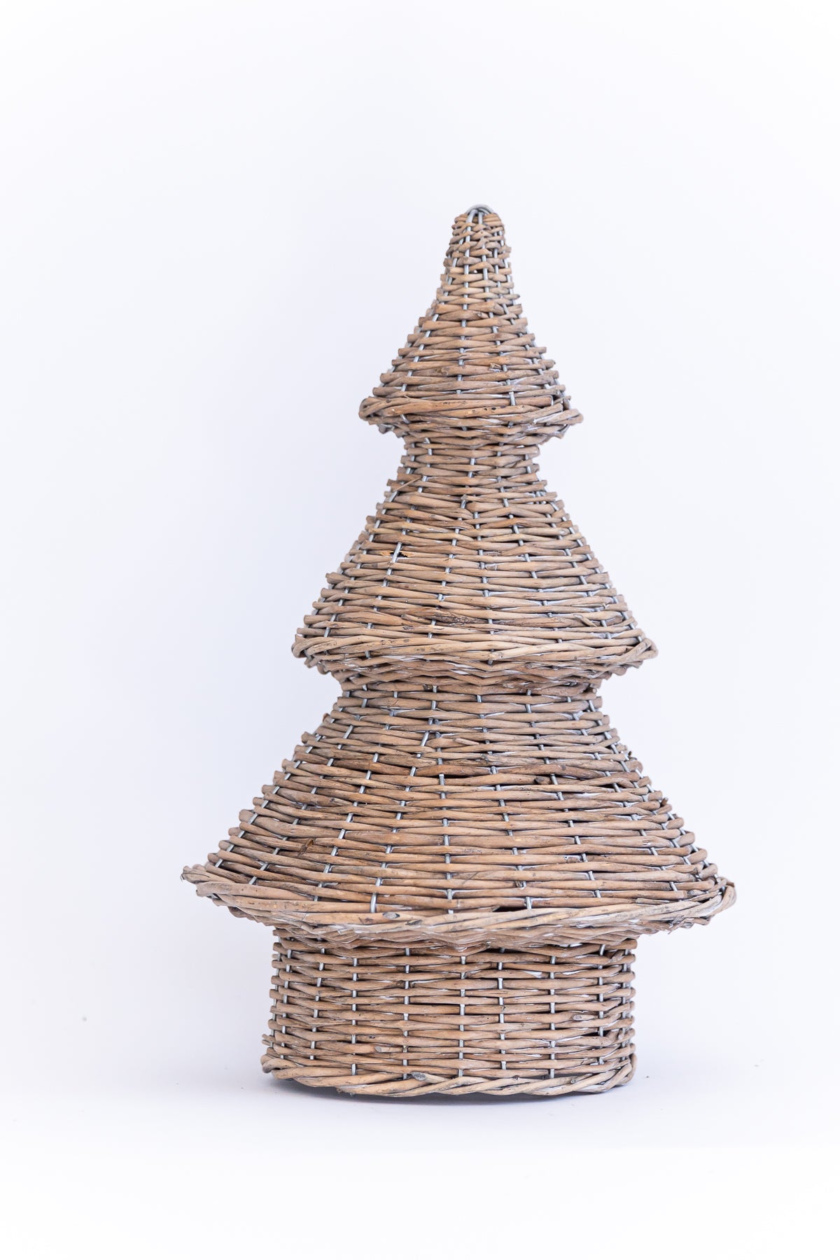 Festive Woven Wicker Tree | 2 Sizes