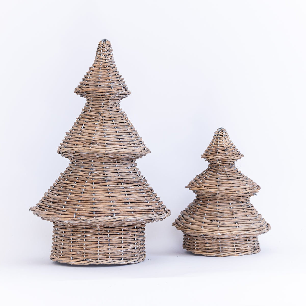 Festive Woven Wicker Tree | 2 Sizes