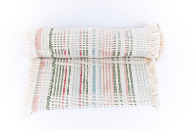Festive Plaid Woven Table Runner