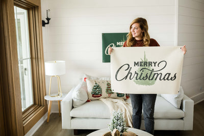 Merry Christmas | Canvas Banner