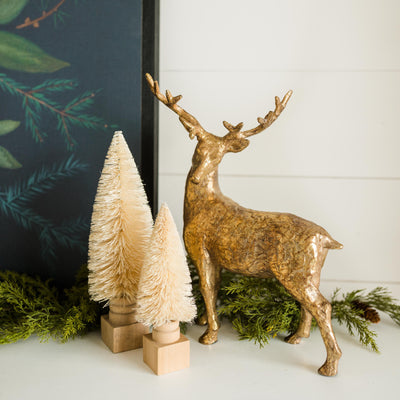 Cream Bottle Brush Tree | 2 Sizes
