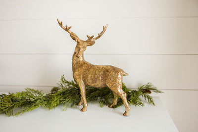 Gold Standing Deer