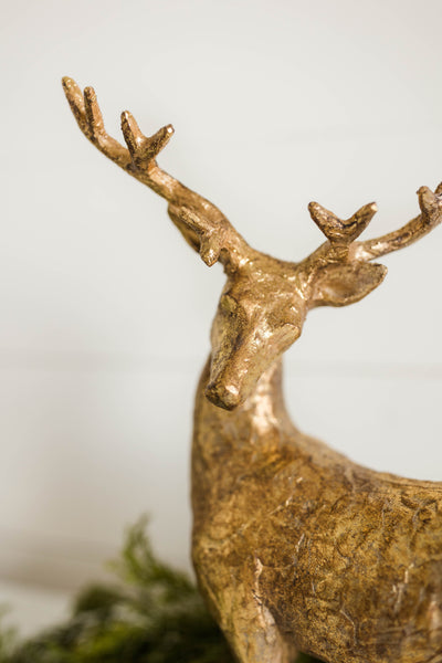 Gold Standing Deer