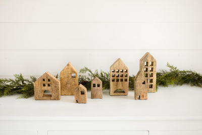 Wooden Houses | Set of 7