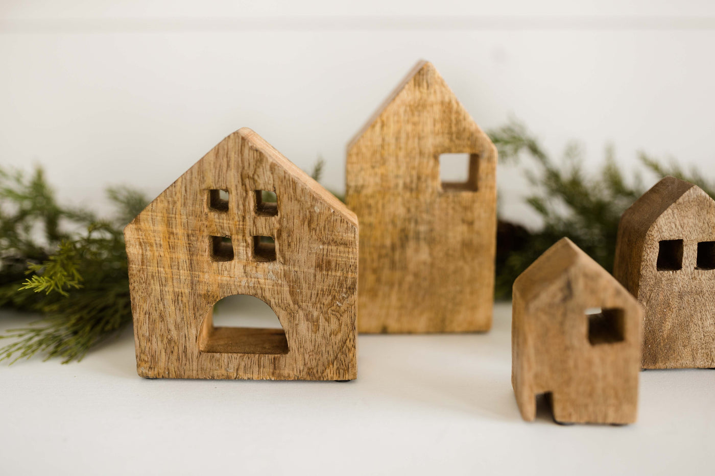 Wooden Houses | Set of 7