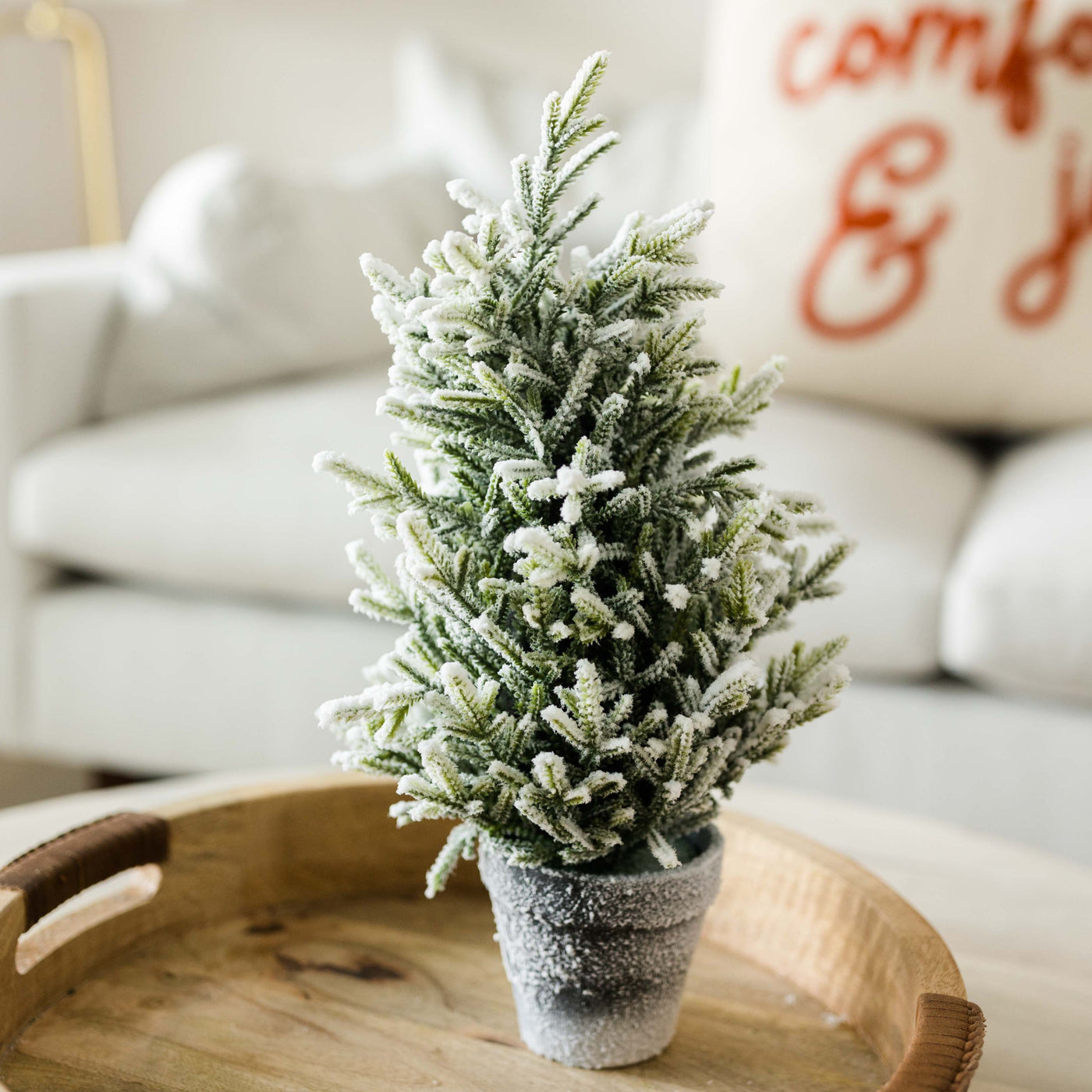 Frosted Evergreen Tree