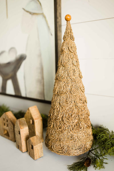 Wicker Cone Tree