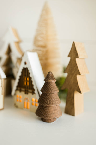 Mini Wooden Tree | 2 Colors