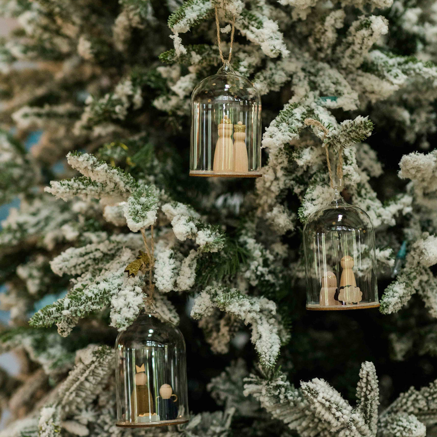 Nativity Cloche Ornaments | Set of 3