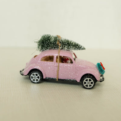 Pink Car Ornament