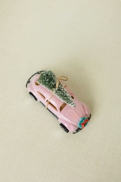 Pink Car Ornament