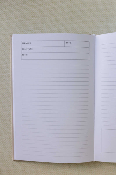 Sermon Notes Journal