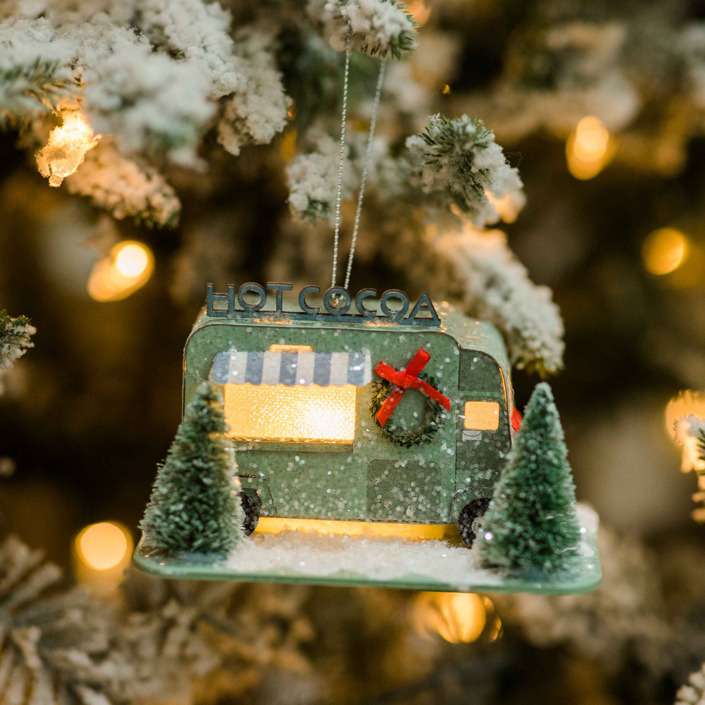 Hot Cocoa Truck Ornament
