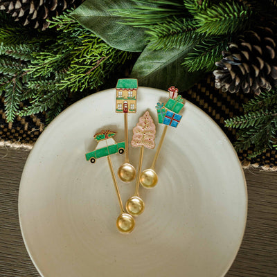 Holiday Icon Spoons | Set of 4