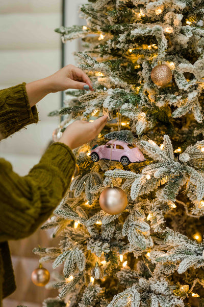 Pink Car Ornament