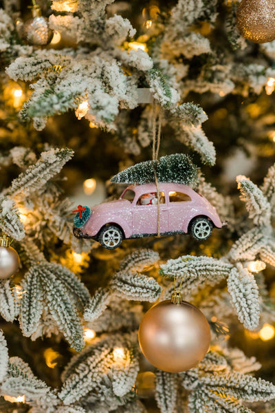 Pink Car Ornament