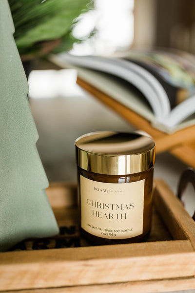 Christmas Hearth Candle