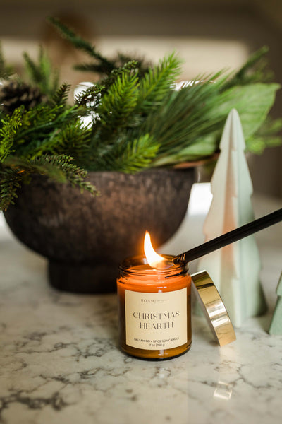 Christmas Hearth Candle