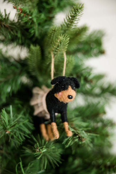 Wool Dog Ornament | 4 Styles