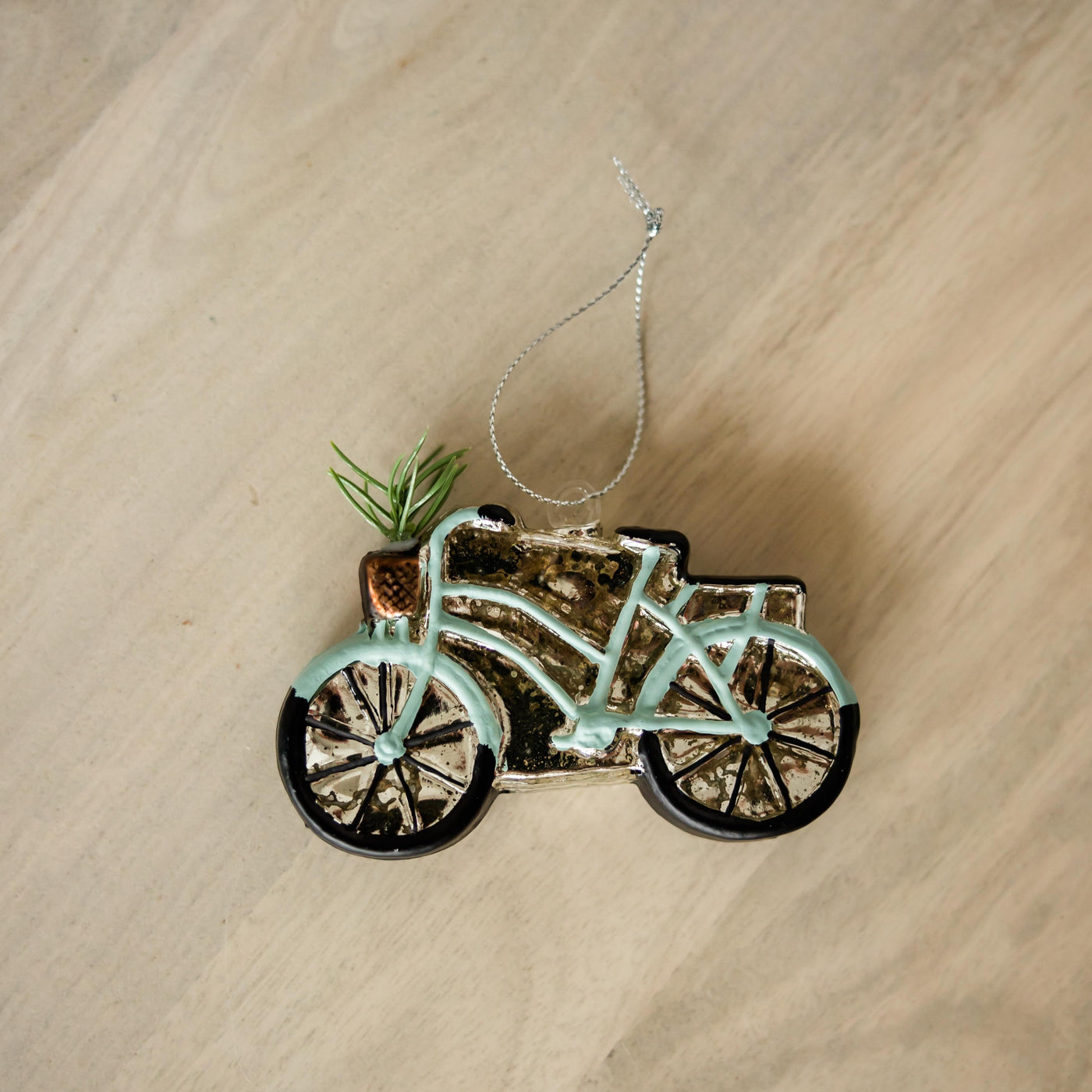Hand Painted Bicycle Ornament | 2 Colors
