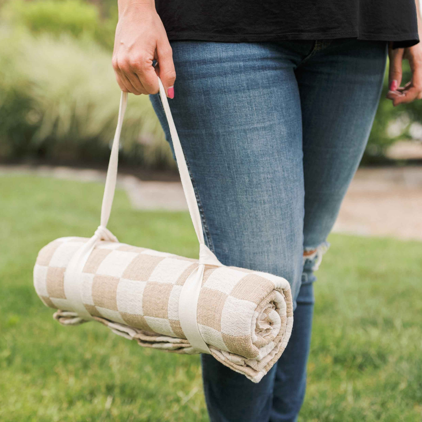 Checkered Throw Blanket