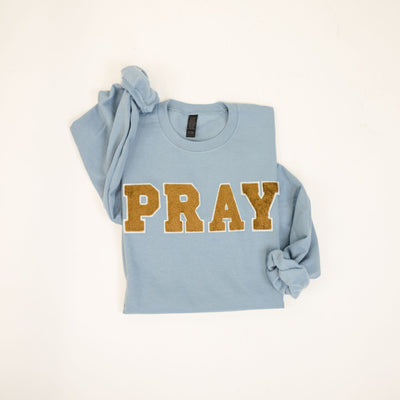 PRAY | Varsity Letter Sweatshirt