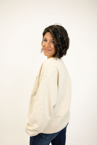 COZY | Varsity Letter Sweatshirt