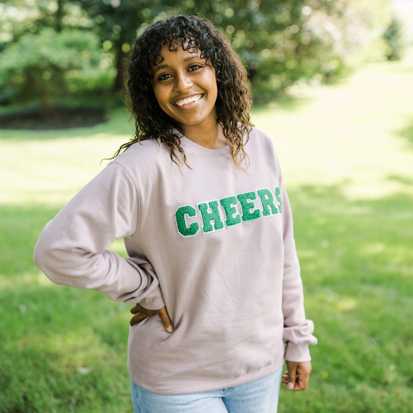 CHEERS | Varsity Letter Sweatshirt