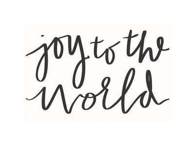 Joy to the World