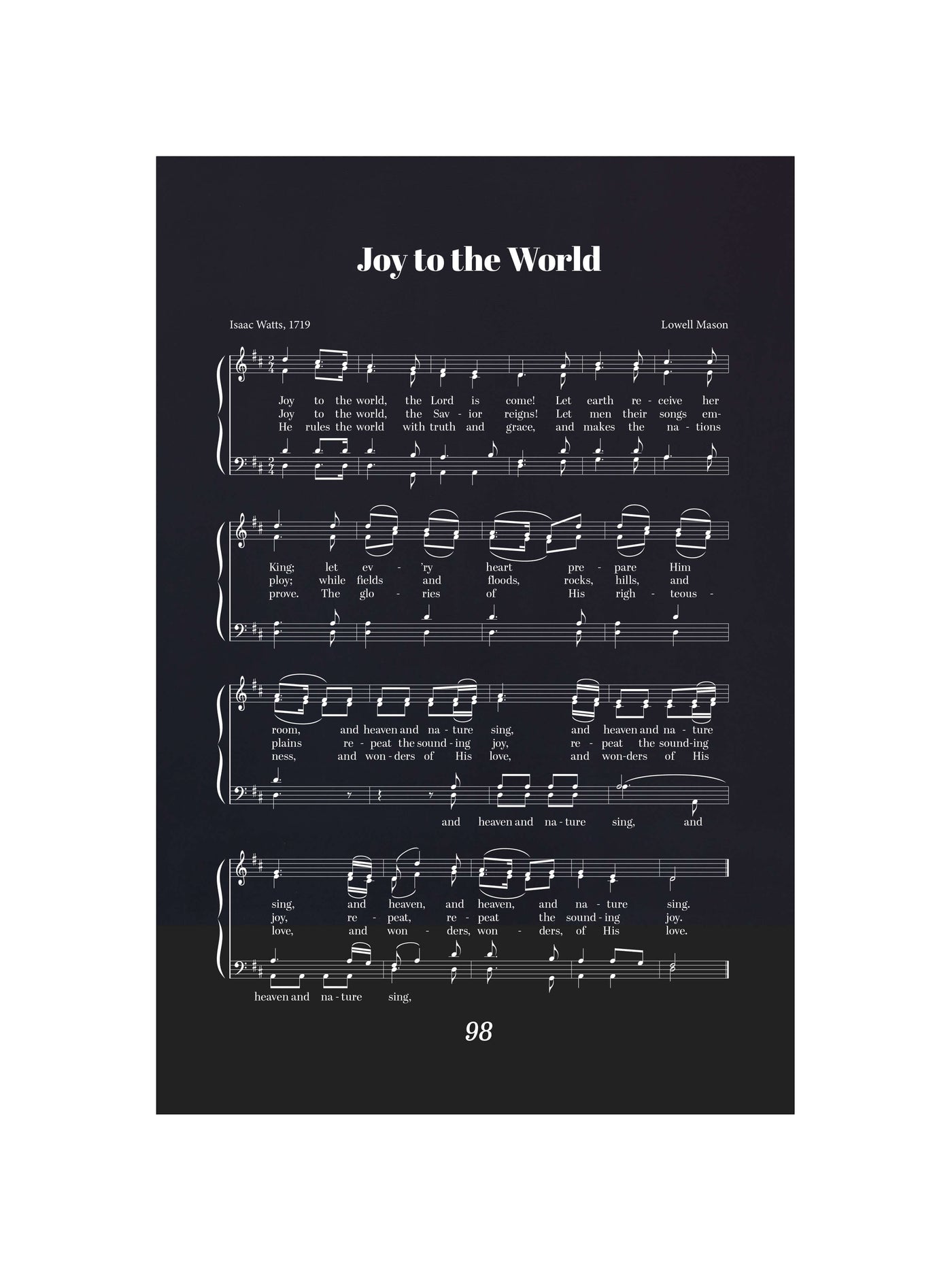 Joy to the World | Sheet Music