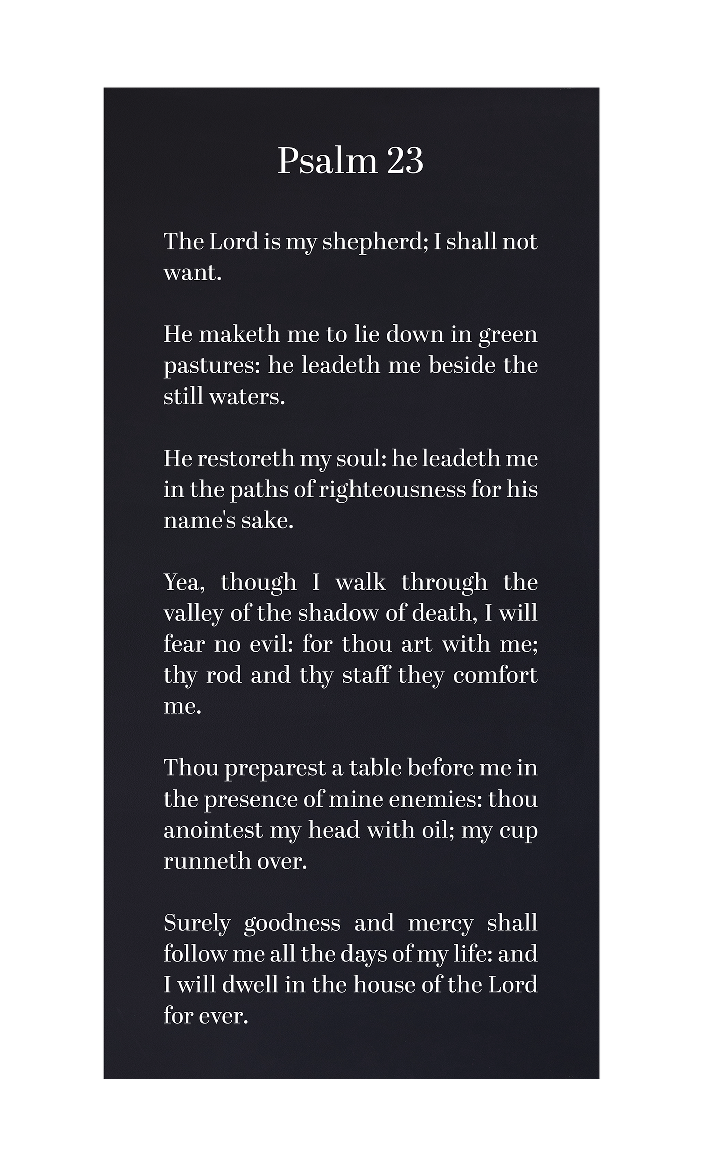 Psalm 23