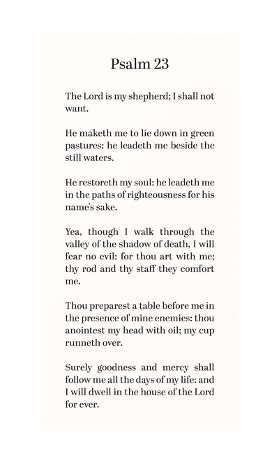 Psalm 23