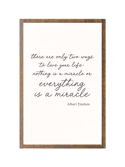 Everything is a Miracle