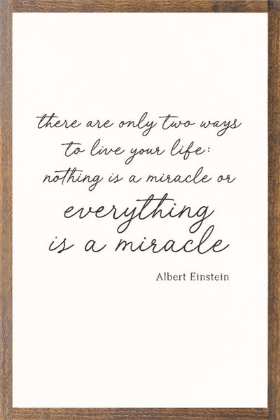 Everything is a Miracle