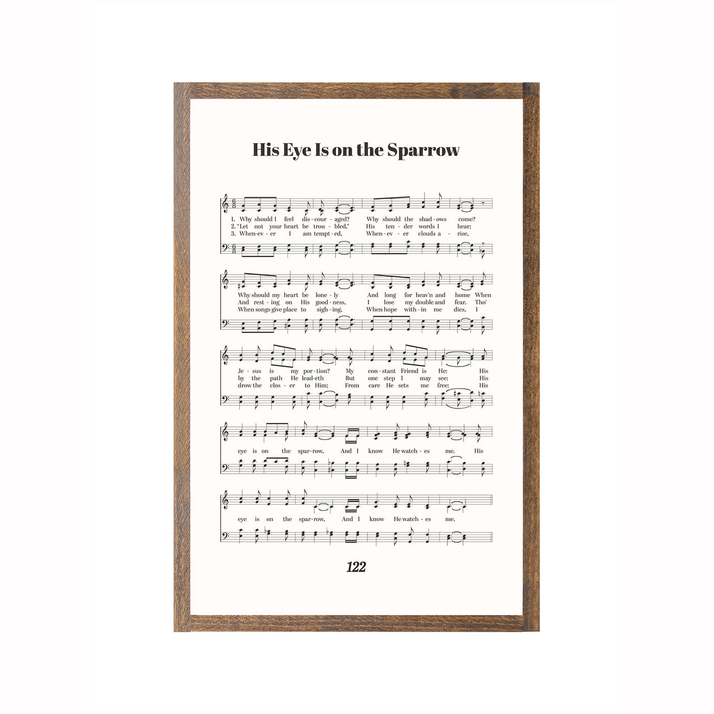 His Eye is on the Sparrow | Sheet Music