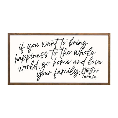Love your Family | Mother Teresa