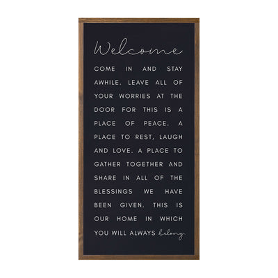 Welcome, Stay Awhile