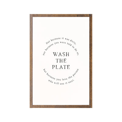 Wash the Plate | Mother Teresa