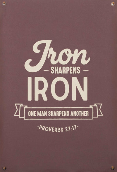 Iron Sharpens Iron | Canvas Banner