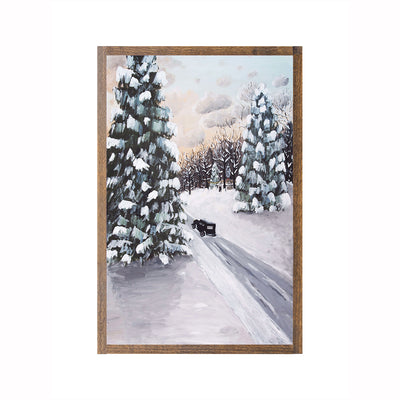 The Cottage After A Snowfall | Sara Jeffries