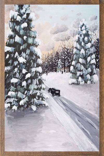 The Cottage After A Snowfall | Sara Jeffries