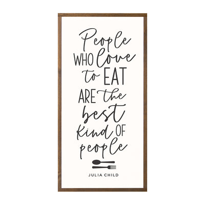 People Who Love to Eat - Julia Child