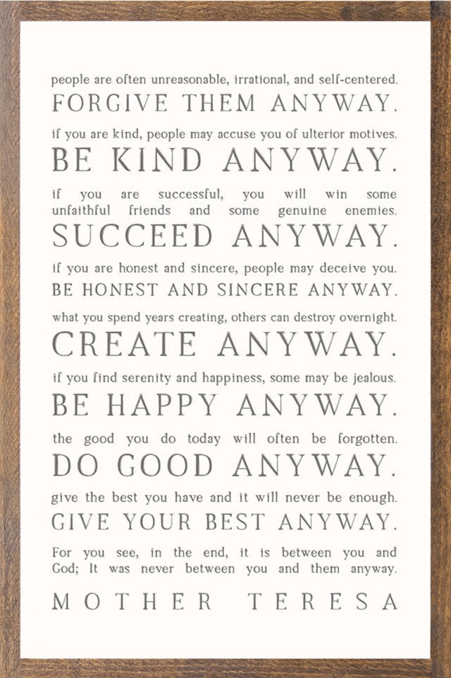 Love Them Anyway | Mother Teresa – Joyfully Said love-them-anyway-mother-teresa-joyfully-said