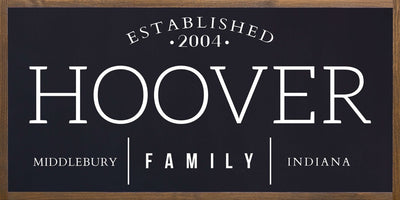 Family Established | Customizable