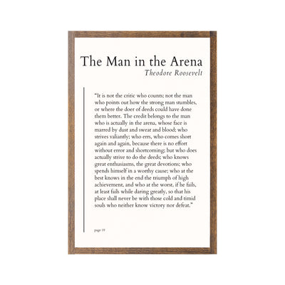 The Man in the Arena