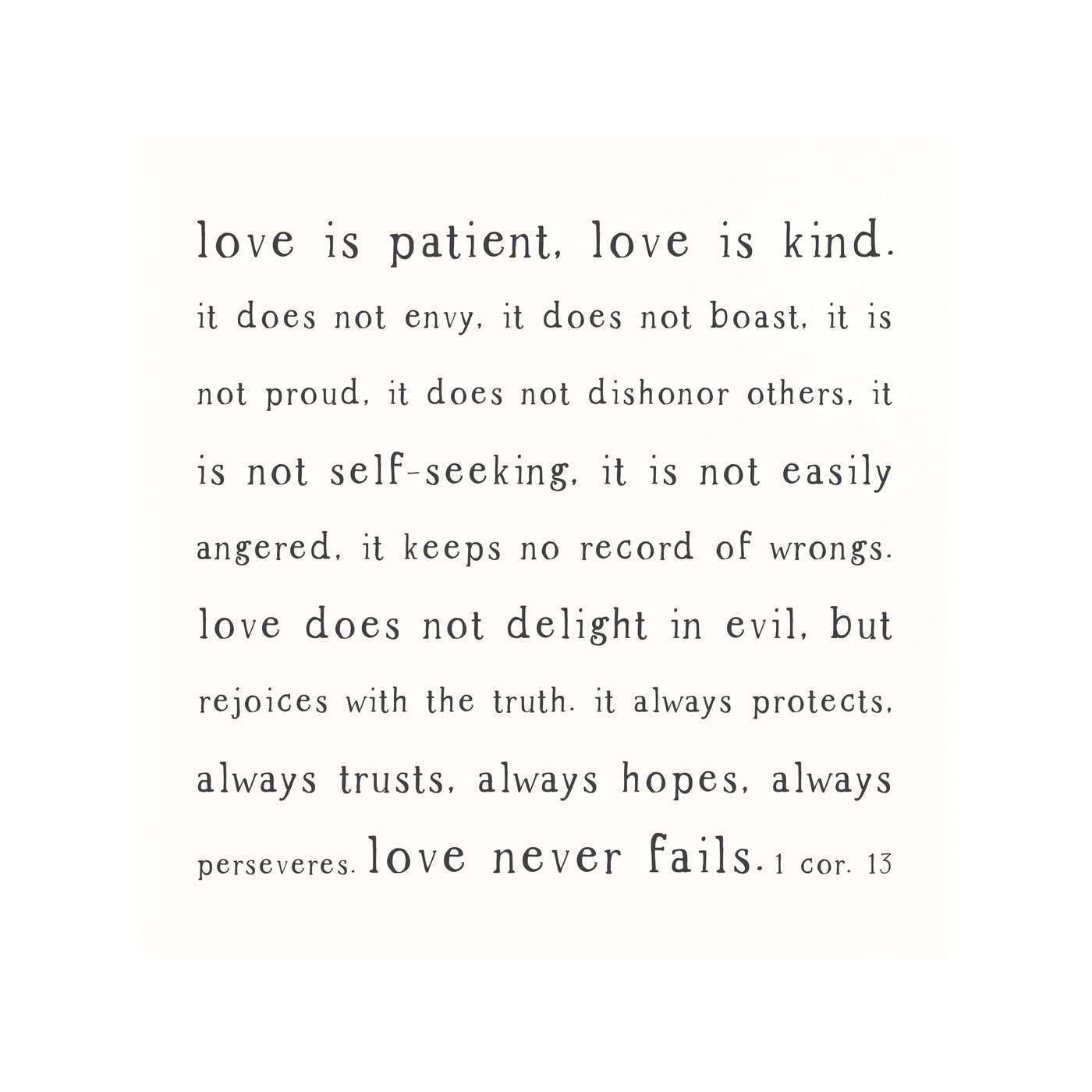 Love is Patient