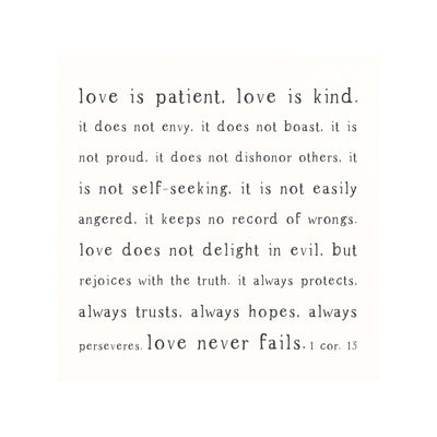 Love is Patient