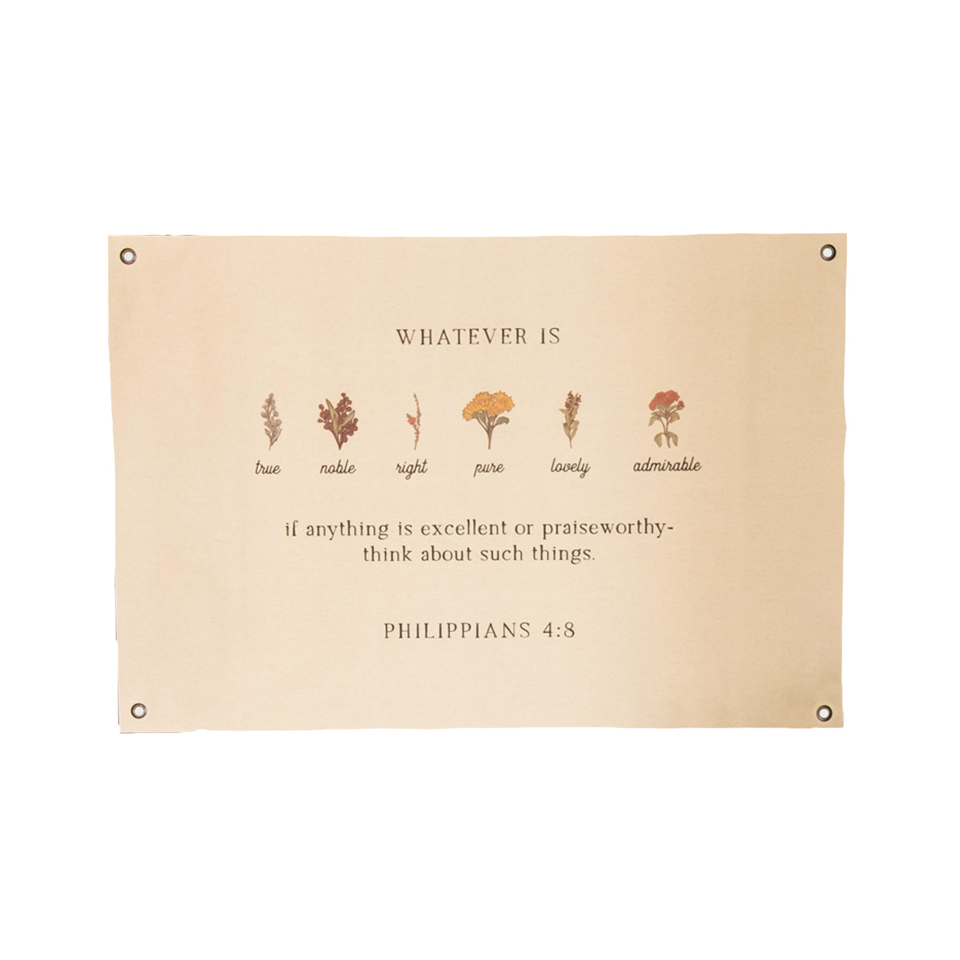 Whatever Is | Canvas Banner