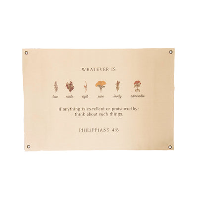 Whatever Is | Canvas Banner